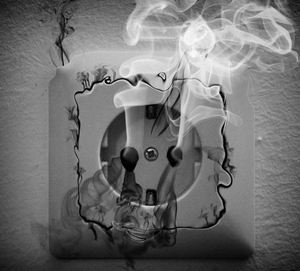 Неисправная розетка